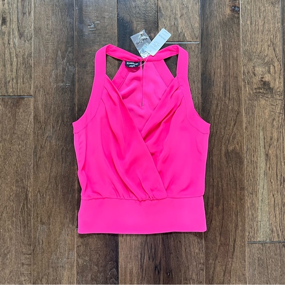 NWT Bebe Sleeveless Pink Top S - Picture 5 of 13